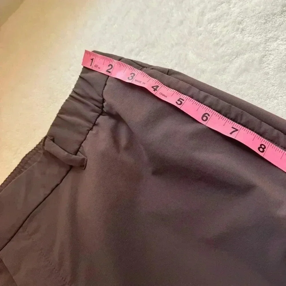 FIGS PRO Straight Leg Trouser Classic Short Medium Brown size S